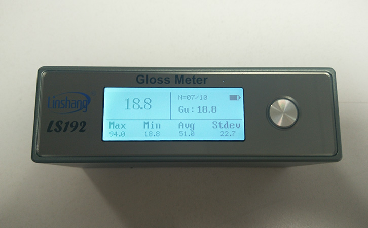 單角度光澤度計統(tǒng)計功能
