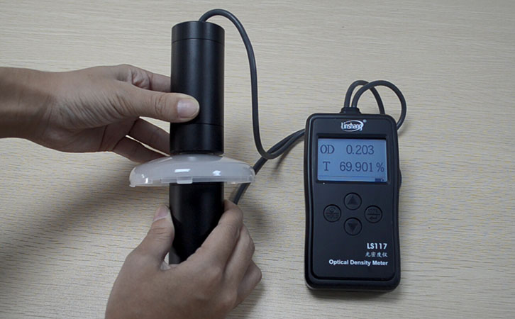 半透明材料透光率儀LS117測(cè)試燈罩 半透明材料透光率儀LS117測(cè)試燈罩