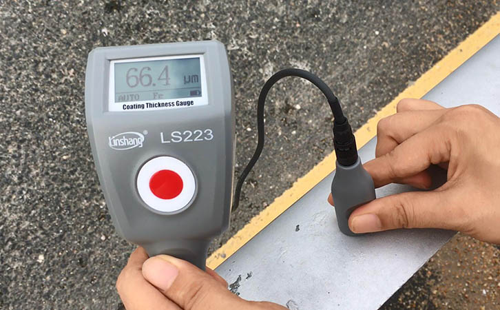 防火防腐涂層測(cè)厚儀LS223測(cè)試波形護(hù)欄 防火防腐涂層測(cè)厚儀LS223測(cè)試波形護(hù)欄